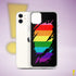 Original LGBTQ Pride Flag Ripped Reveal Clear Case for iPhone®