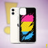 Pansexual Pride Flag Ripped Reveal Clear Case for iPhone®