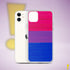 Bisexual Pride Flag Paint Strokes Clear Case for iPhone®