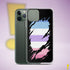 Bigender Pride Flag Ripped Reveal Clear Case for iPhone®
