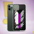 Demisexual Pride Flag Ripped Reveal Clear Case for iPhone®