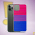 Bisexual Pride Flag Paint Strokes Clear Case for iPhone®