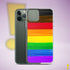 LGBTQ Philly Pride Flag Paint Strokes Clear Case for iPhone®