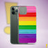 Original LGBTQ Pride Flag Brush Strokes Clear Case for iPhone®