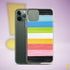 Queer Pride Flag Brush Strokes Clear Case for iPhone®