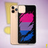 Bisexual Pride Flag Ripped Reveal Clear Case for iPhone®