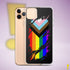 LGBTQ Progress Pride Flag Ripped Reveal Clear Case for iPhone®
