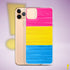 Pansexual Pride Flag Paint Strokes Clear Case for iPhone®