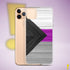 Demisexual Pride Flag Brush Strokes Clear Case for iPhone®