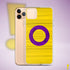 Intersex Pride Flag Brush Strokes Clear Case for iPhone®