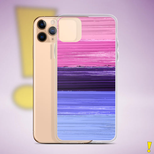 Omnisexual Pride Flag Brush Strokes Clear Case for iPhone®