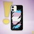 Transgender Pride Flag Ripped Reveal Clear Case for iPhone®