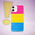 Pansexual Pride Flag Paint Strokes Clear Case for iPhone®