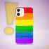 LGBTQ Rainbow Pride Flag Paint Strokes Clear Case for iPhone®