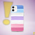 Bigender Pride Flag Brush Strokes Clear Case for iPhone®