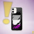 Asexual Pride Flag Ripped Reveal Clear Case for iPhone®