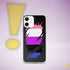 Genderfluid Pride Flag Ripped Reveal Clear Case for iPhone®