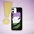 Genderqueer Pride Flag Ripped Reveal Clear Case for iPhone®