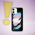 Transgender Pride Flag Ripped Reveal Clear Case for iPhone®