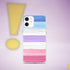 Bigender Pride Flag Brush Strokes Clear Case for iPhone®