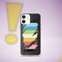 Queer Pride Flag Ripped Reveal Clear Case for iPhone®