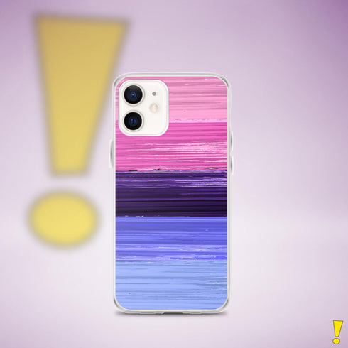 Omnisexual Pride Flag Brush Strokes Clear Case for iPhone®