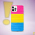 Pansexual Pride Flag Paint Strokes Clear Case for iPhone®