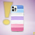 Bigender Pride Flag Brush Strokes Clear Case for iPhone®