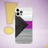 Demisexual Pride Flag Brush Strokes Clear Case for iPhone®