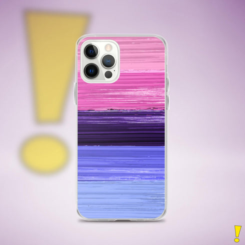 Omnisexual Pride Flag Brush Strokes Clear Case for iPhone®