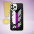 Demisexual Pride Flag Ripped Reveal Clear Case for iPhone®