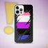 Genderfluid Pride Flag Ripped Reveal Clear Case for iPhone®
