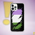 Genderqueer Pride Flag Ripped Reveal Clear Case for iPhone®