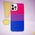Bisexual Pride Flag Paint Strokes Clear Case for iPhone®