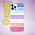 Bigender Pride Flag Brush Strokes Clear Case for iPhone®