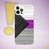 Demisexual Pride Flag Brush Strokes Clear Case for iPhone®