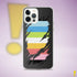 Queer Pride Flag Ripped Reveal Clear Case for iPhone®