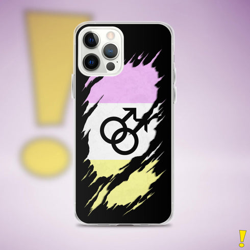 Twink Pride Flag Ripped Reveal Clear Case for iPhone®