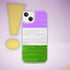 Genderqueer Pride Flag Paint Strokes Clear Case for iPhone®