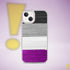 Asexual Pride Flag Paint Strokes Clear Case for iPhone®