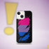 Bisexual Pride Flag Ripped Reveal Clear Case for iPhone®