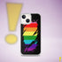 Original LGBTQ Pride Flag Ripped Reveal Clear Case for iPhone®