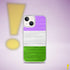 Genderqueer Pride Flag Paint Strokes Clear Case for iPhone®