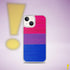 Bisexual Pride Flag Paint Strokes Clear Case for iPhone®
