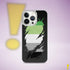 Aromantic Pride Flag Ripped Reveal Clear Case for iPhone®
