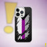 Demisexual Pride Flag Ripped Reveal Clear Case for iPhone®
