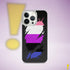 Genderfluid Pride Flag Ripped Reveal Clear Case for iPhone®