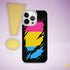 Pansexual Pride Flag Ripped Reveal Clear Case for iPhone®