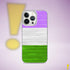 Genderqueer Pride Flag Paint Strokes Clear Case for iPhone®