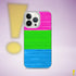 Polysexual Pride Flag Paint Strokes Clear Case for iPhone®